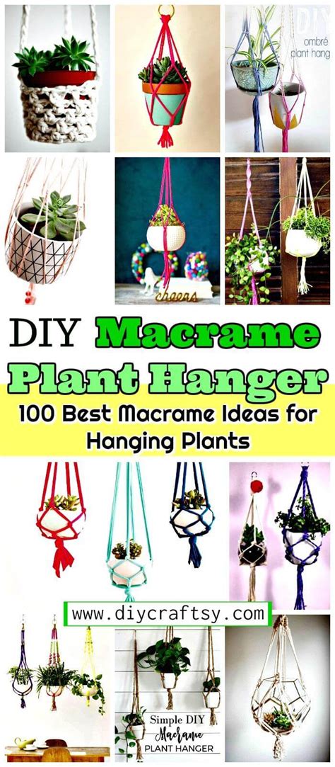 Macrame Plant Hanger 100 Best Macrame Ideas For Hanging