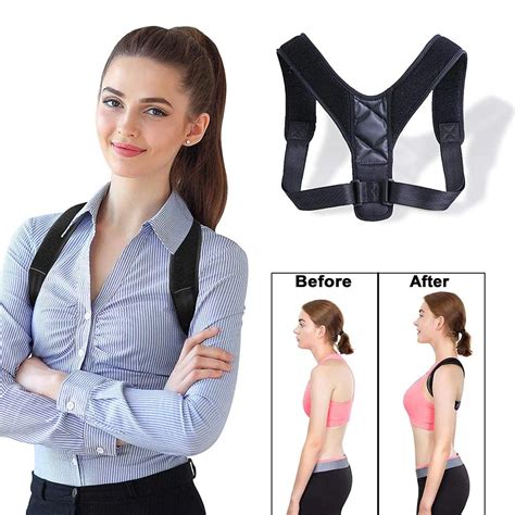Posture Corrector For Men And Women Adjustable Upper Back Brace For