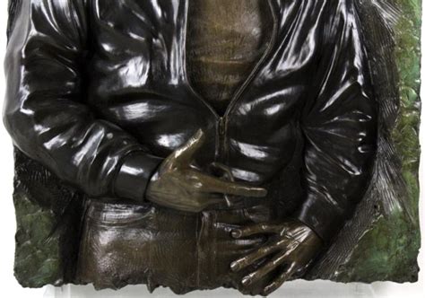 Sold Price Signed Bill Mack Rebel James Dean Bronze Sculpture November PM EST