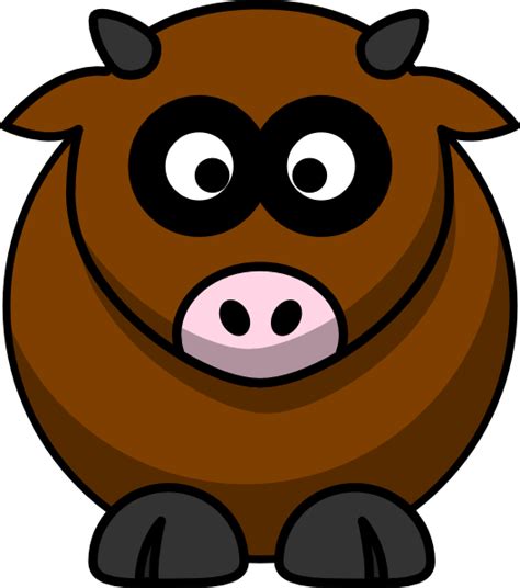 Brown Cow Clip Art At Vector Clip Art Online Royalty Free