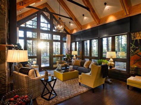 10 Gorgeous Cabin Inspired Living Room Ideas Modern Rustic Living