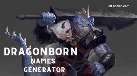 Female Dragonborn Names Brandmemory