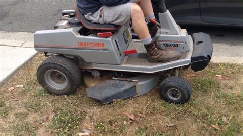 Craftsman Rear Engine Riding Mower Ive Changed The Fuel Filter And