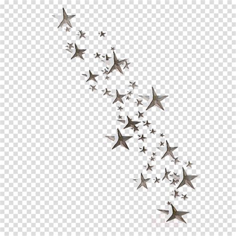 Download High Quality shooting star clipart silver Transparent PNG ...