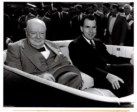 An Original Press Photograph Of Prime Minister Sir Winston Churchill On 25 June 1954 Being