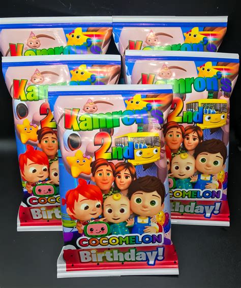 Cocomelon Party Favors Cocomelon Birthday Party Favors Etsyde