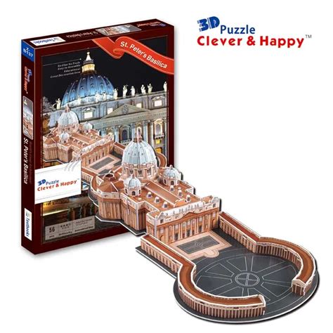 2014 New Cleverandhappy Land 3d Puzzle Model Stpeters Basilica Large