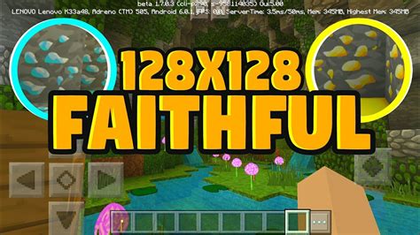 Saiu Textura Faithful 128x128 Optfine Para Minecraft Pe 170316