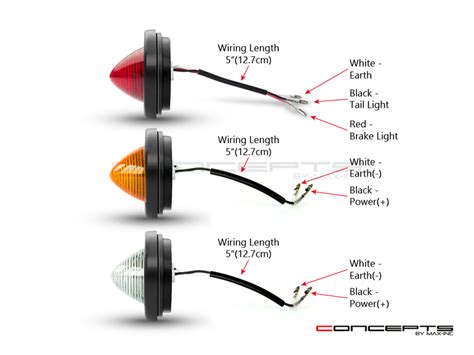 Tried to connect my led strips using the white wire with orange stripe but. Flush Mount Led Tail Light Wiring Diagram - Wiring Diagram & Schemas