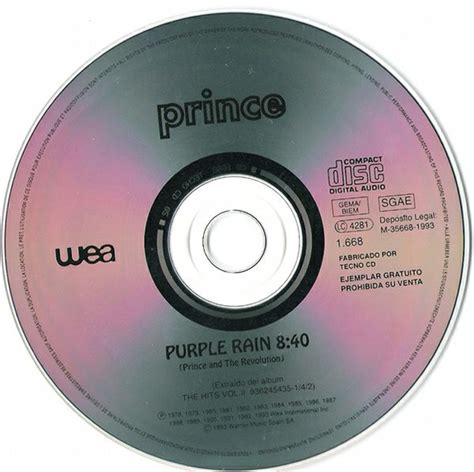 Prince Purple Rain Releases Reviews Credits Discogs