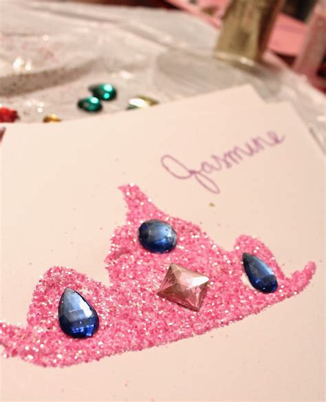 Days In Neverland Creating Glitter Crowns