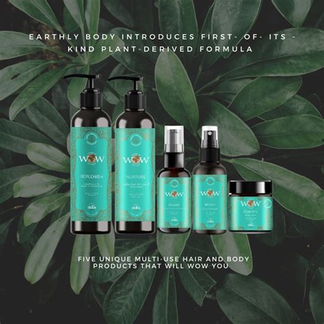 earthly body introduces first of its kind plant derived formula to launch september 2021