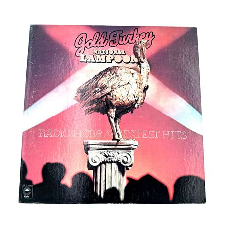 vintage rare 1975 national lampoons gold turkey album radio etsy