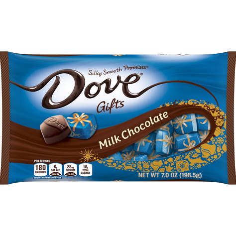Dove Promises Milk Chocolate Christmas Candy Bag 7 Oz