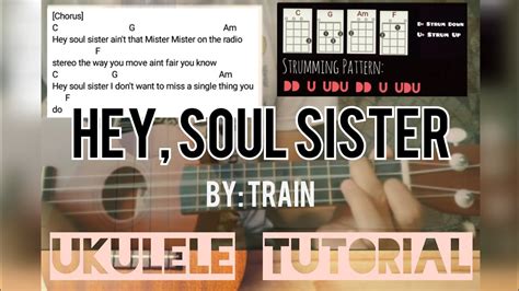Auto playing instrument directly plays the instrument for you. HEY, SOUL SISTER | by: Train Ukulele Tutorial (Easy ...