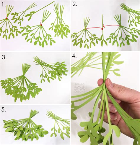 Diy Paper Mistletoe Scrapbooking By Tanya Batrak