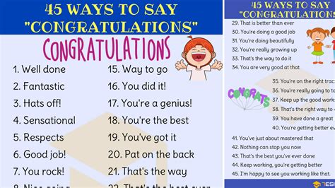 45 Ways to Say Congratulations in Writing & Speaking | Congratulations ...