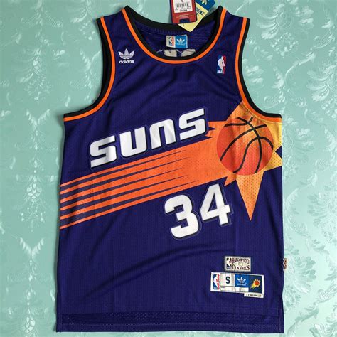 Phoenix Suns 34 Charles Barkley Jersey Mens Clothing Etsy