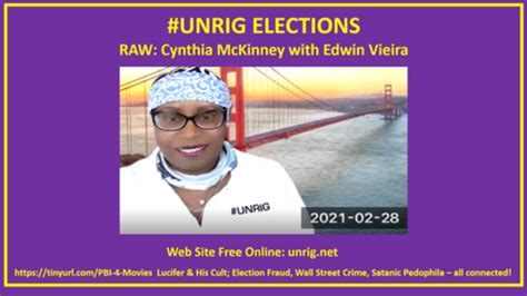 Raw Dr Cynthia Mckinney With Edwin Vieira Robert David Steele
