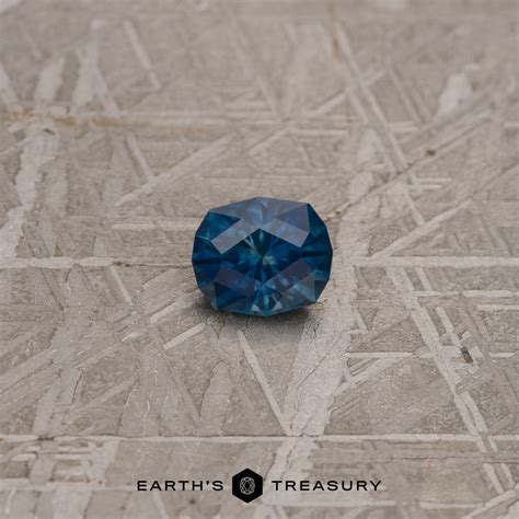 094 Carat Deep Blue Montana Sapphire Heated Earths Treasury