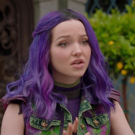 Mal Descendants Costume Disney Descendants Movie Hair Dye Colors Hair Color Dove Cameron