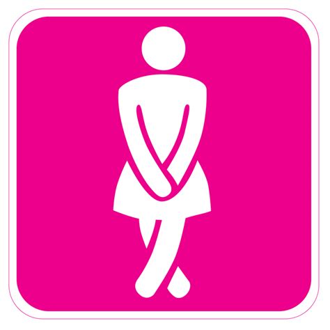 Pink Women Restroom Sign Clip Art Library