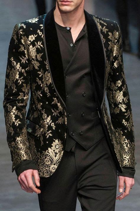 51 Black And Gold Ideas Prom Suits Mens Outfits Mens Fashion Suits