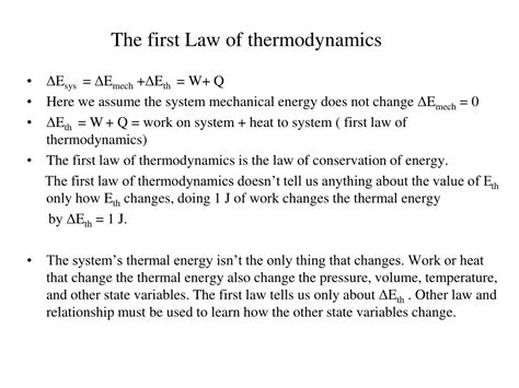 Ppt Work Heat And The First Law Of Thermodynamics Powerpoint