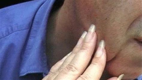 Skin Scratching With Clear Nails 320x240 Lady Diamonds Fetish Corner