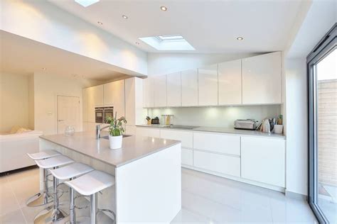 Kitchen Rear Extension Ealing With Pitched Roof Homify Modern