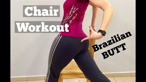 cvičení se židlí cviky na zadek brazilian butt workout youtube