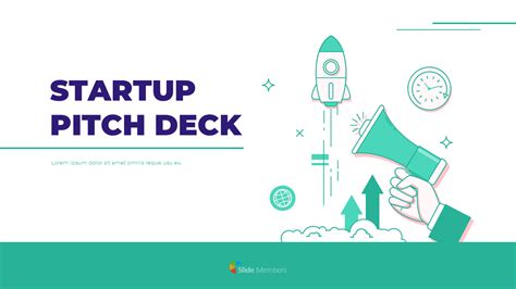 Startup Pitch Deck Cover Design Slide