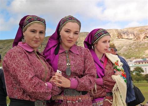 Dagestan People Traditional Costumes Dagestani Women North Caucasus