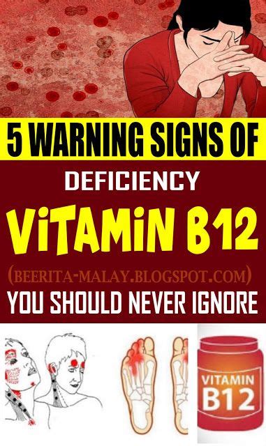 5 Warning Signs Of Vitamin B12 Deficiency You Should Never Ignore B12