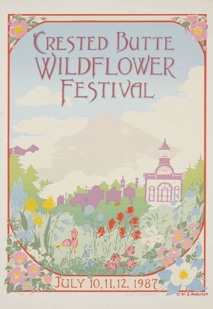 Poster1987 Crested Butte Wildflower Festival