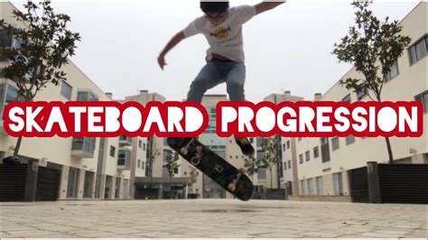 1 Year Of Skateboarding Progression Tricks Youtube