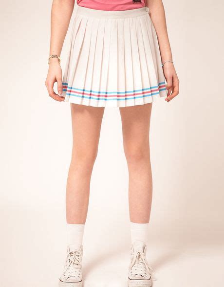 Discover more posts about white tennis skirt. Lacoste L!ive Pleated Tennis Skirt in White | Lyst