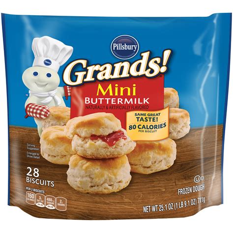 Pillsbury Grands Refrigerated Flaky Layers Butter Tastin Biscuits 8 Ct 163 Oz Can