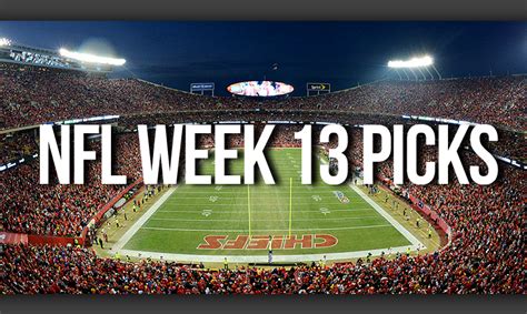 Nfl Week 13 Picks American Football Predictions Nfl Playoffs In Sight