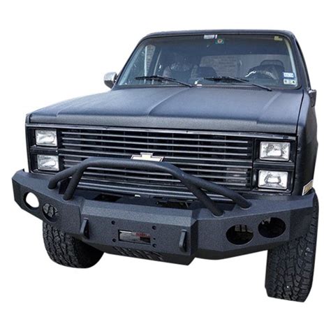 Iron Bull Bumpers® 100 D4 Full Width Black Front Winch Hd Bumper With