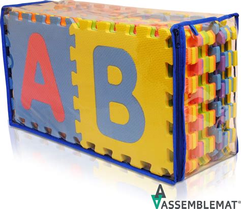 Assemblemat® Soft Alphabet Puzzle Play Mats Interlocking Foam Mat