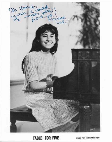 Roxana Zal ‘table For Five 1983 Regis Autographs