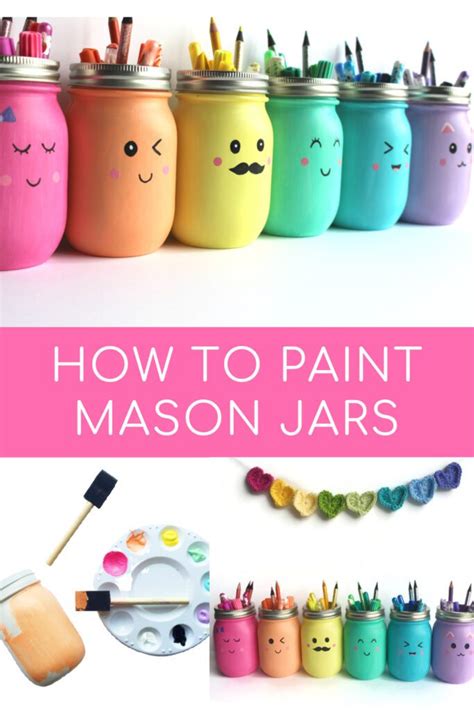 How To Paint Mason Jars Tips And Tricks For Painted Mason Jars