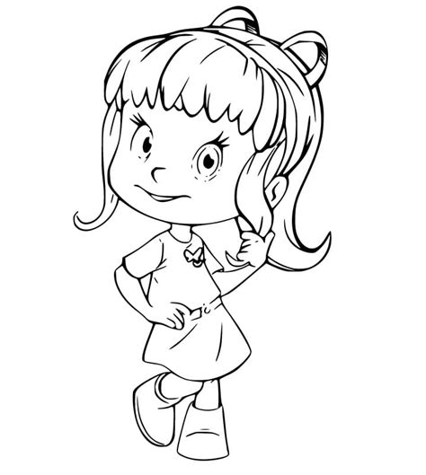 Cleo And Cuquin Telerin Coloring Page Free Printable Coloring Pages