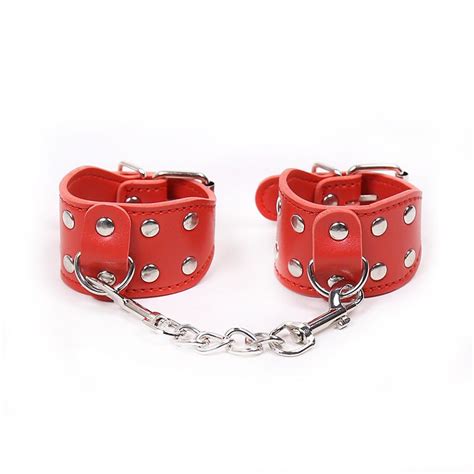leather wrist ankle cuffs mouth plug ball gag whip collar eye mask bondage slave in adult games