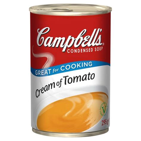 Campbells Cream Of Tomato Condensed Soup 294g Tesco Groceries