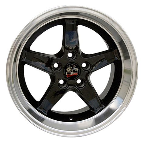 17 Fits Ford Mustang Cobra R Deep Dish Wheel Black Machd Lip 17x15