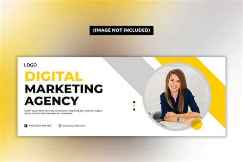 Premium Psd Digital Marketing Agency Facebook Cover Page Template