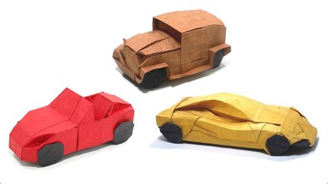 Origami Ideas Origami Sports Car Step By Step
