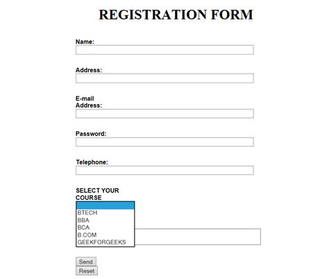 Var m = new mailto(form); Form validation using HTML and JavaScript - GeeksforGeeks